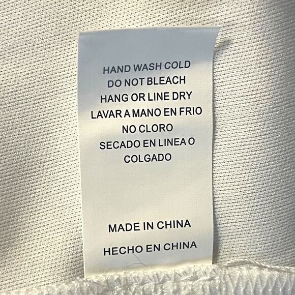 Maniju Romantic Interlude Embroidered Lace Dress White Small - Picture 11 of 11